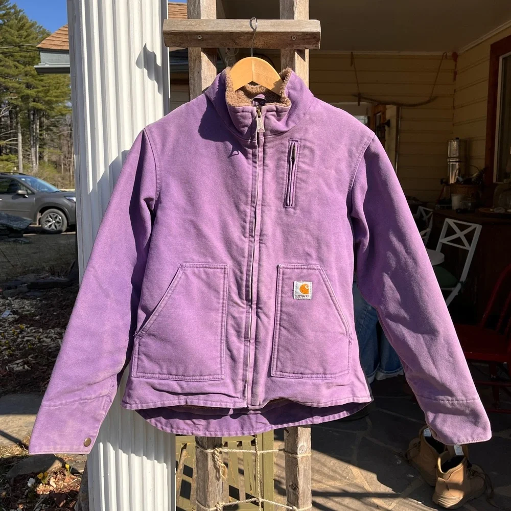 Carhartt Purple Work Jacket - Picture 1 of 6
